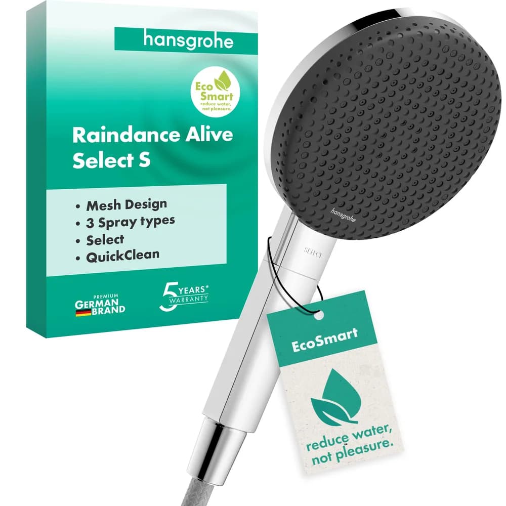raindance alive select s hand shower 125 3jet ecosmart c