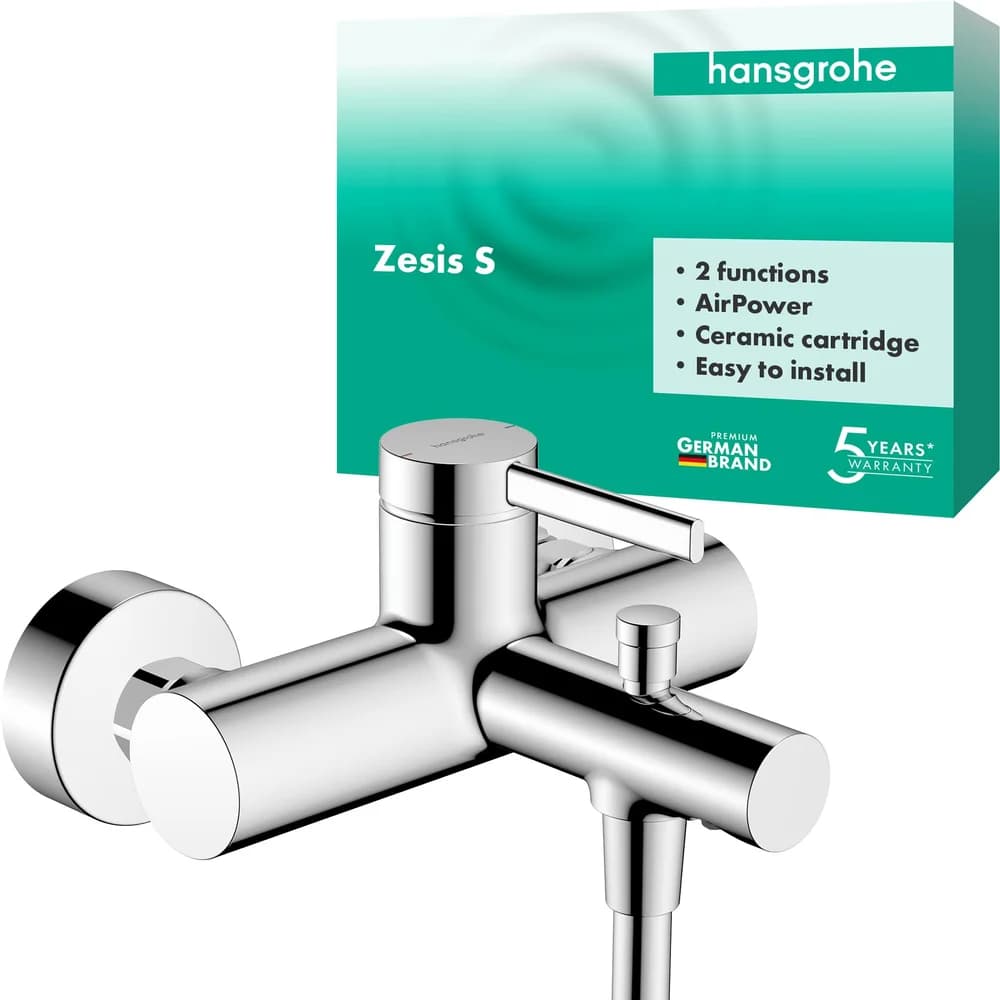 HANSGROHE Wannenmischer Aufputz Zesis S chrom