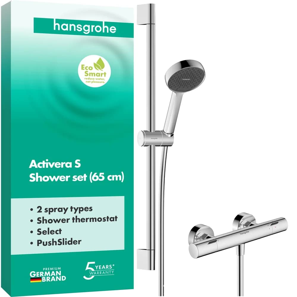 activera select s shower system for exposed installation