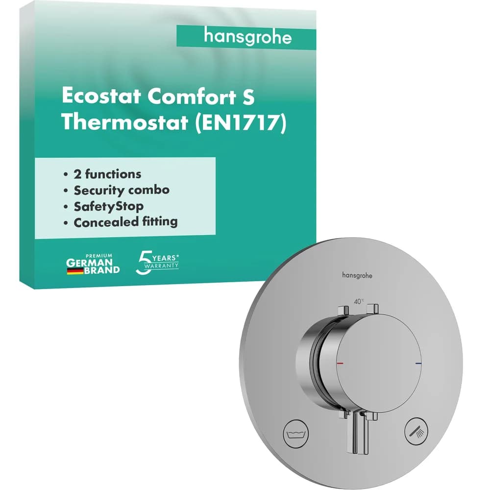 HANSGROHE 33718000 Thermostat UP Ecostat Comfort S - Silber