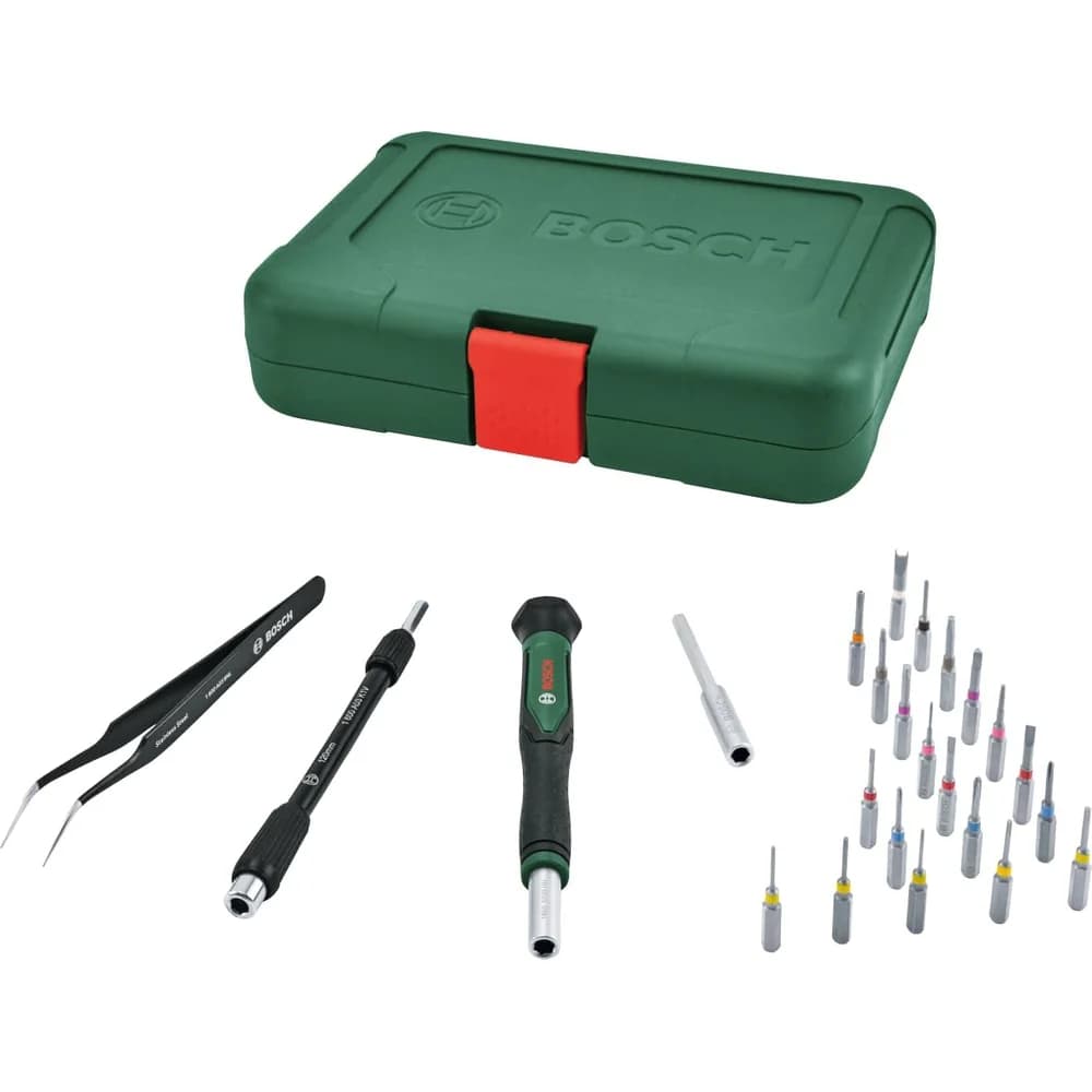 Bosch Handwerkzeuge Präzisions-Bit-Schraubendreher-Set 24-teilig - 1600A039HT