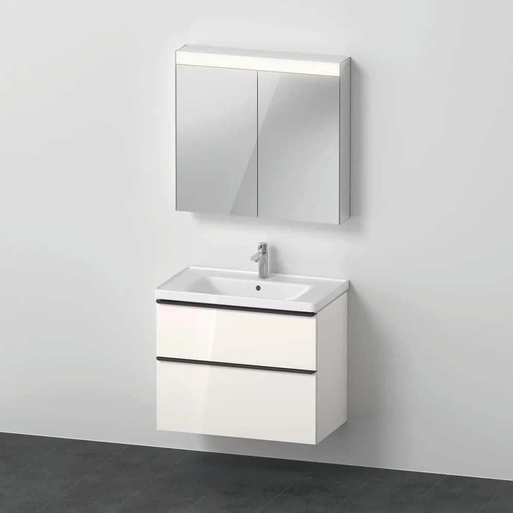Duravit D-Neo Möbel-Set DE011602222 800mm, Weiß Hochglanz