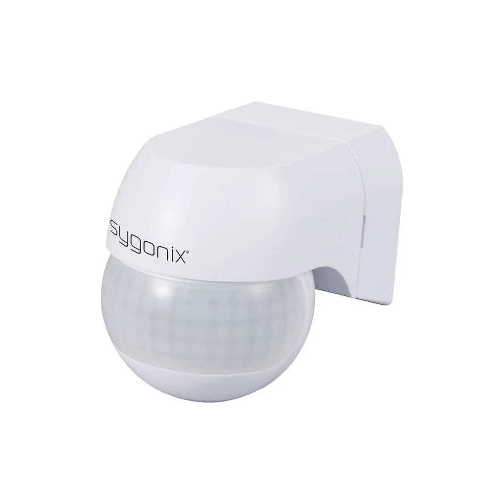 Sygonix SY-6733024 Wand, Oberflächenmontage PIR-Bewegungsmelder 360 °, 180 ° Relais Weiß IP44