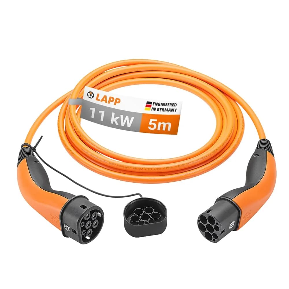 Lapp ÖLFLEX 5555934025 Ladekabel für Elektrofahrzeuge Orange Typ 2 3 5 m