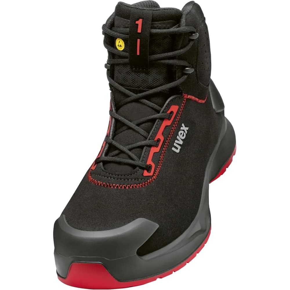 uvex Stiefel 1 x-craft S3L schwarz rot Weite 11 Gr. 39