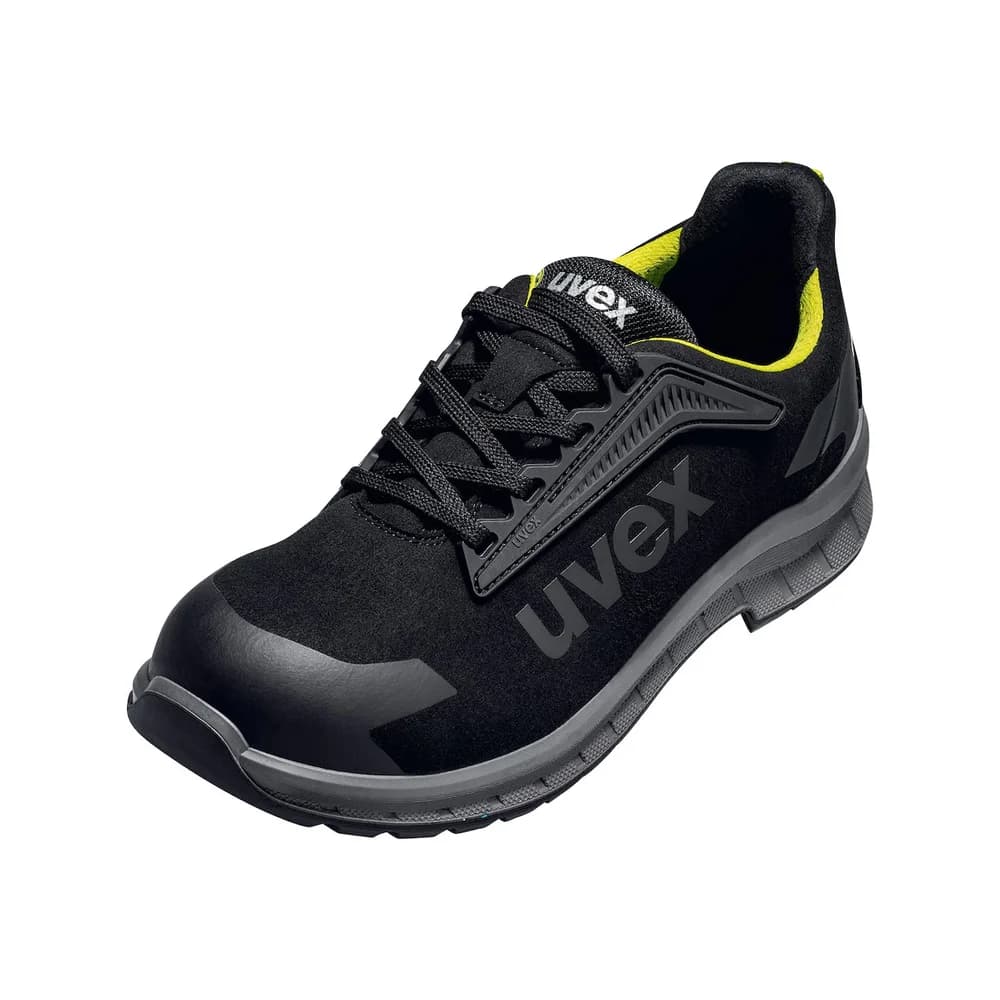 uvex Halbschuhe 2 trend S3S schwarz gelb Weite 11 Gr. 42