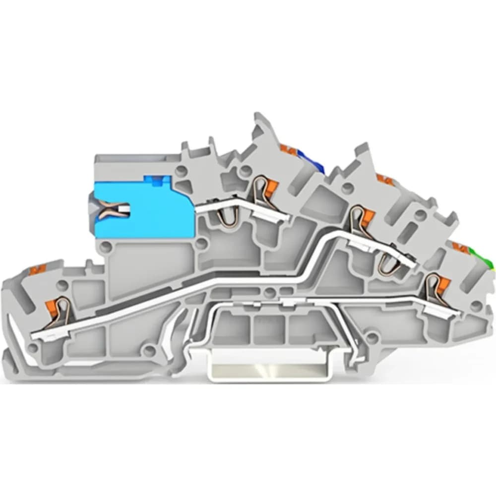 WAGO 2203-7641 Installationsetagen Klemme grau