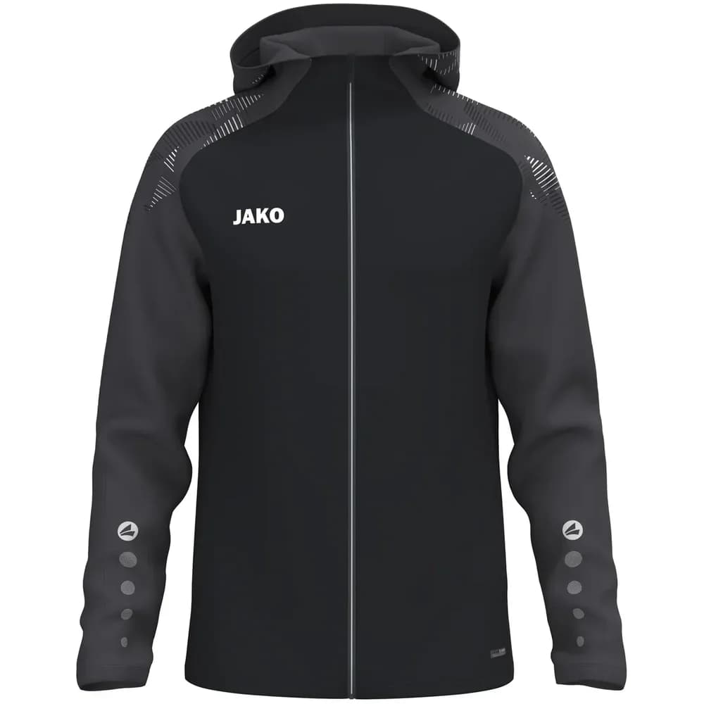 JAKO Sonic Kapuzenjacke Schwarz F801 M