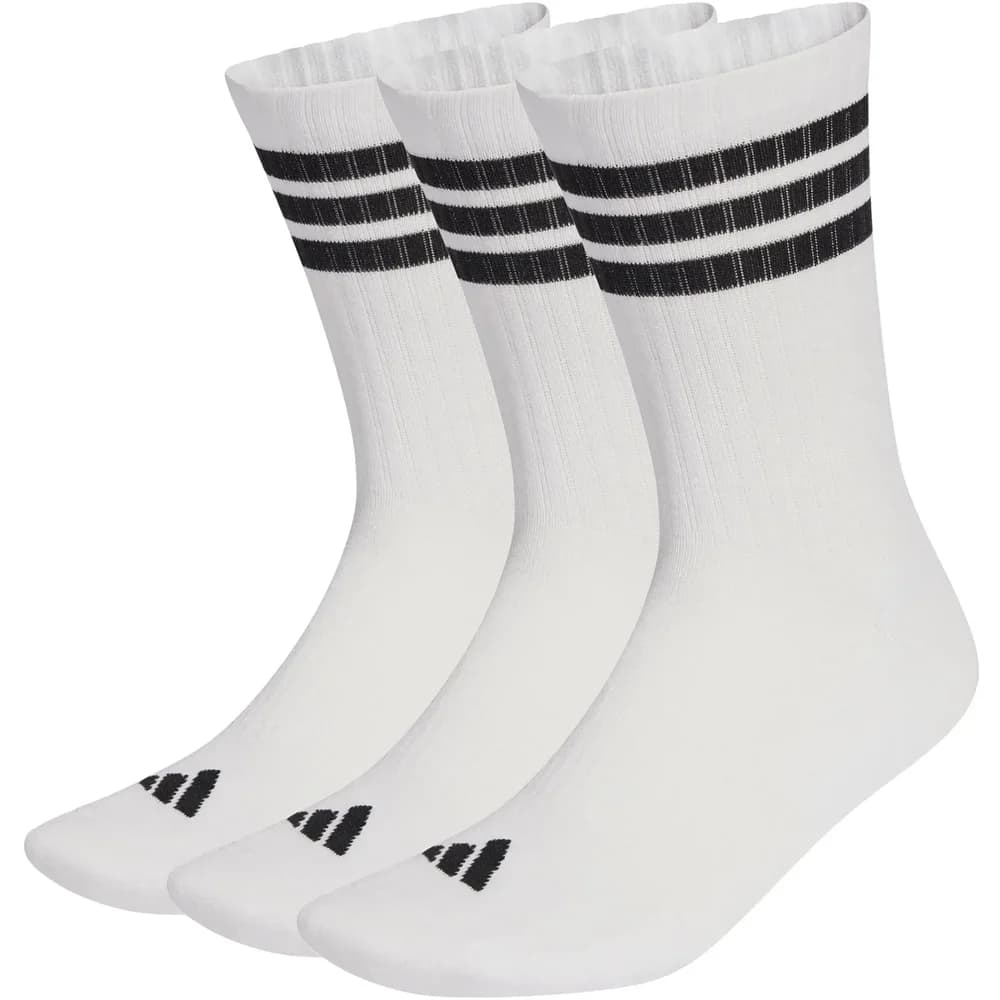 adidas Crew Socken 3er Pack - weiß/schwarz - 46-48