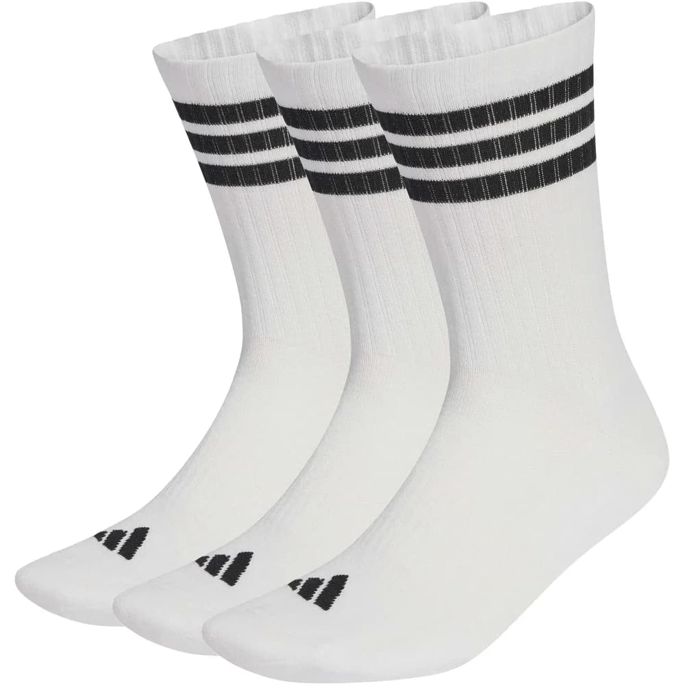 adidas Crew Socken 3er Pack - weiß/schwarz - 43-45