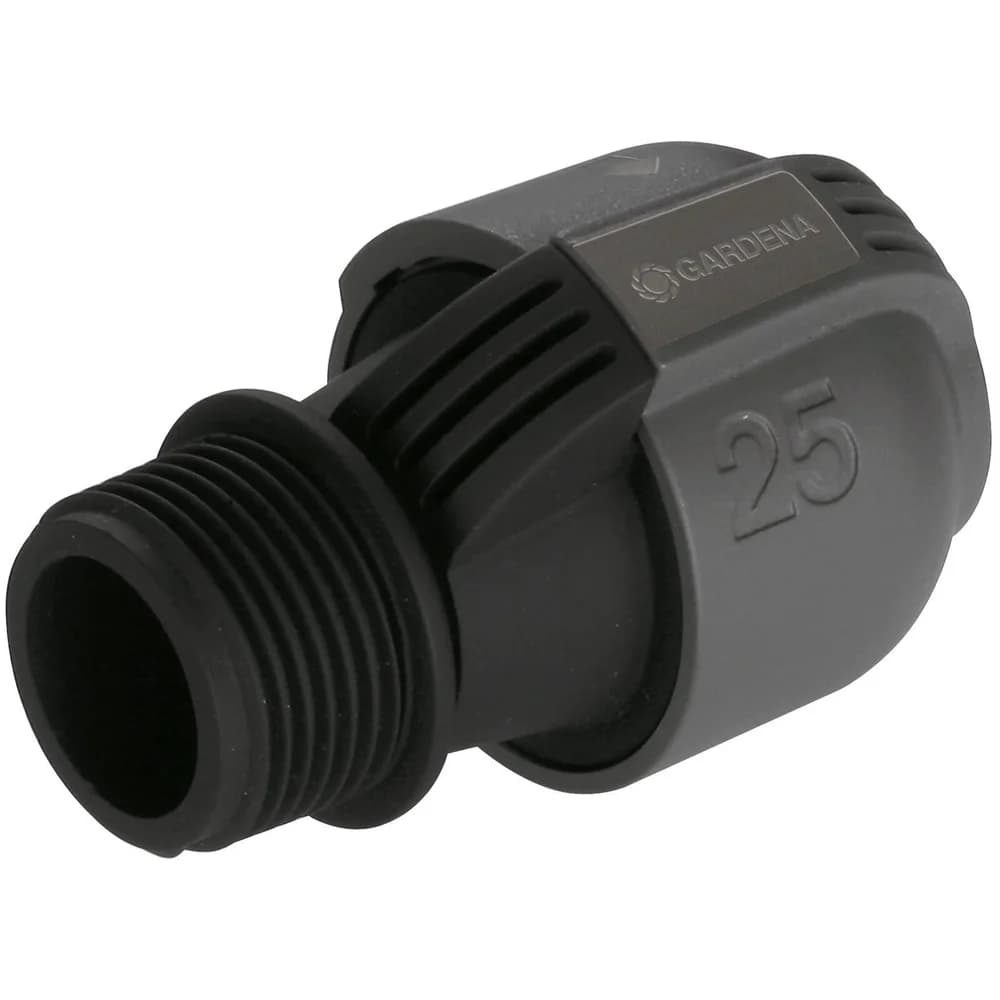 Verbinder 25 mm x 1"-Außengewinde