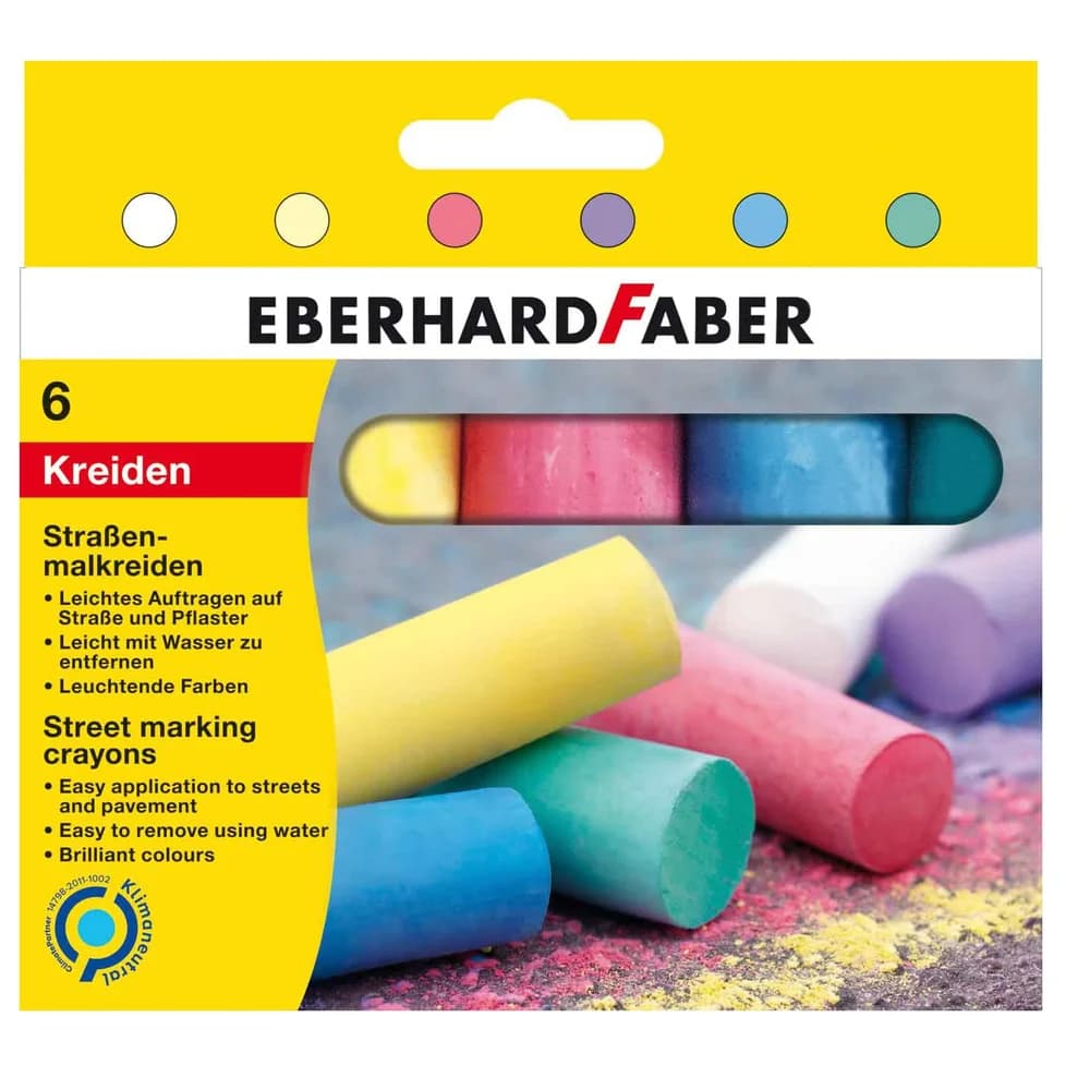 EBERHARD FABER Straßenmalkreide Mehrfarbig