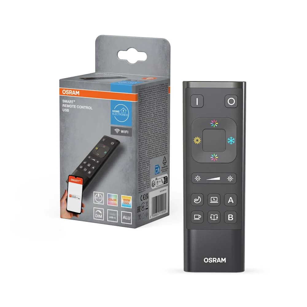 Fernbedienung für Beleuchtung OSRAM SMART+ WiFi USB-C, schwarz