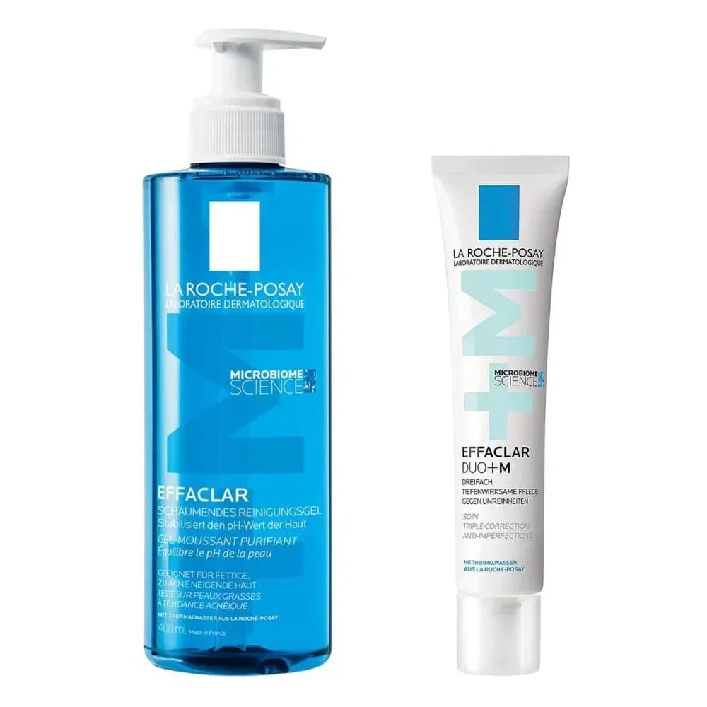 La Roche Posay Effaclar schäum. Reinigungsgel & Effaclar Duo+M