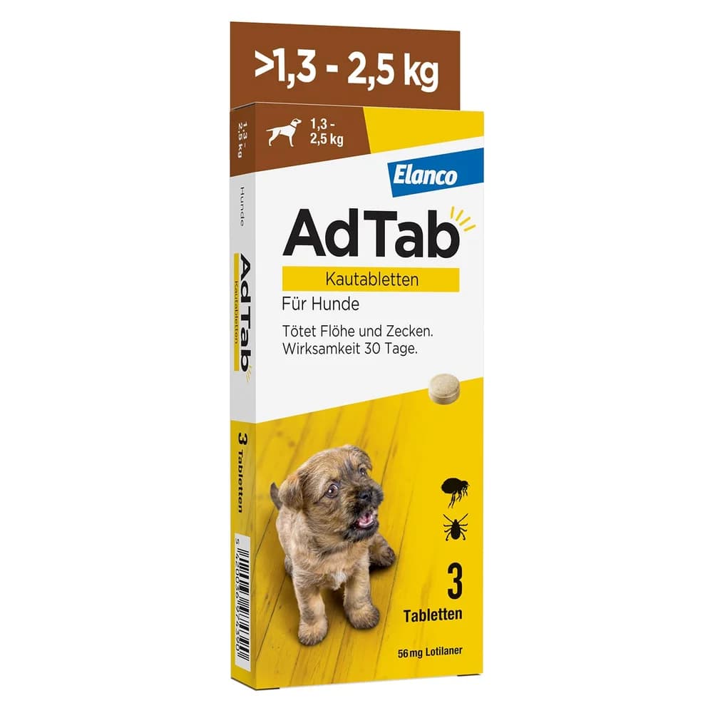 Adtab 56mg Hund 1.3-2.5kg 3 ST