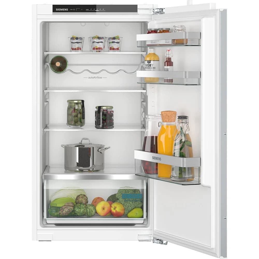 Siemens iQ300, Einbau-Kühlschrank, 102.5 x 56 cm, Flachscharnier KI31RVFE0