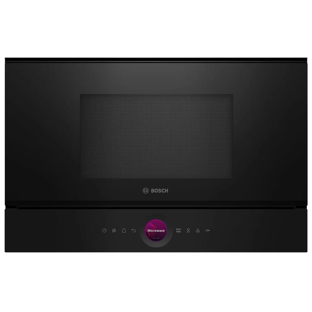 Bosch Serie 8 BER7321B1 Einbau-Mikrowelle, Schwarz