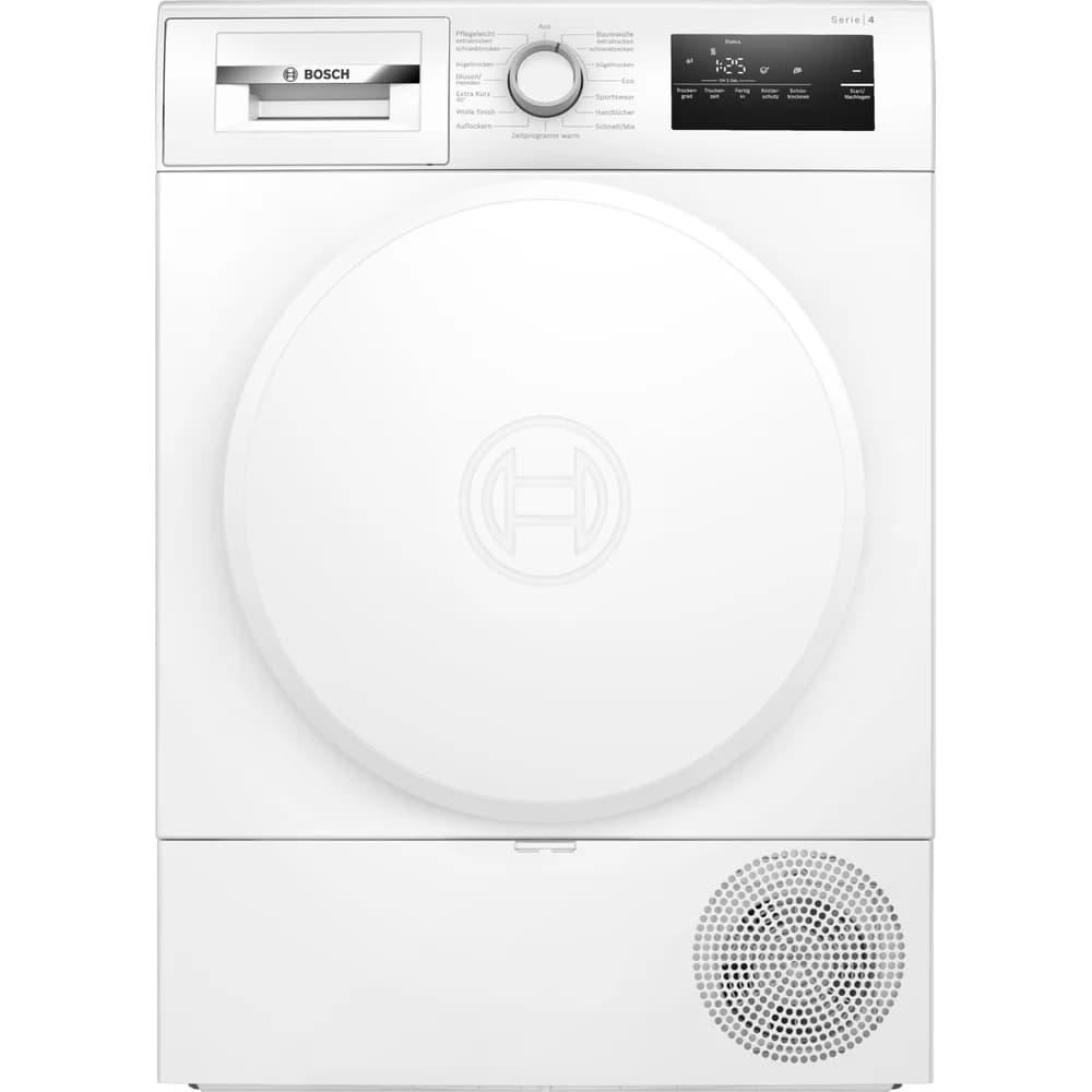 Bosch Serie 4 WTH83V04 Wärmepumpentrockner, 8 kg, Weiß
