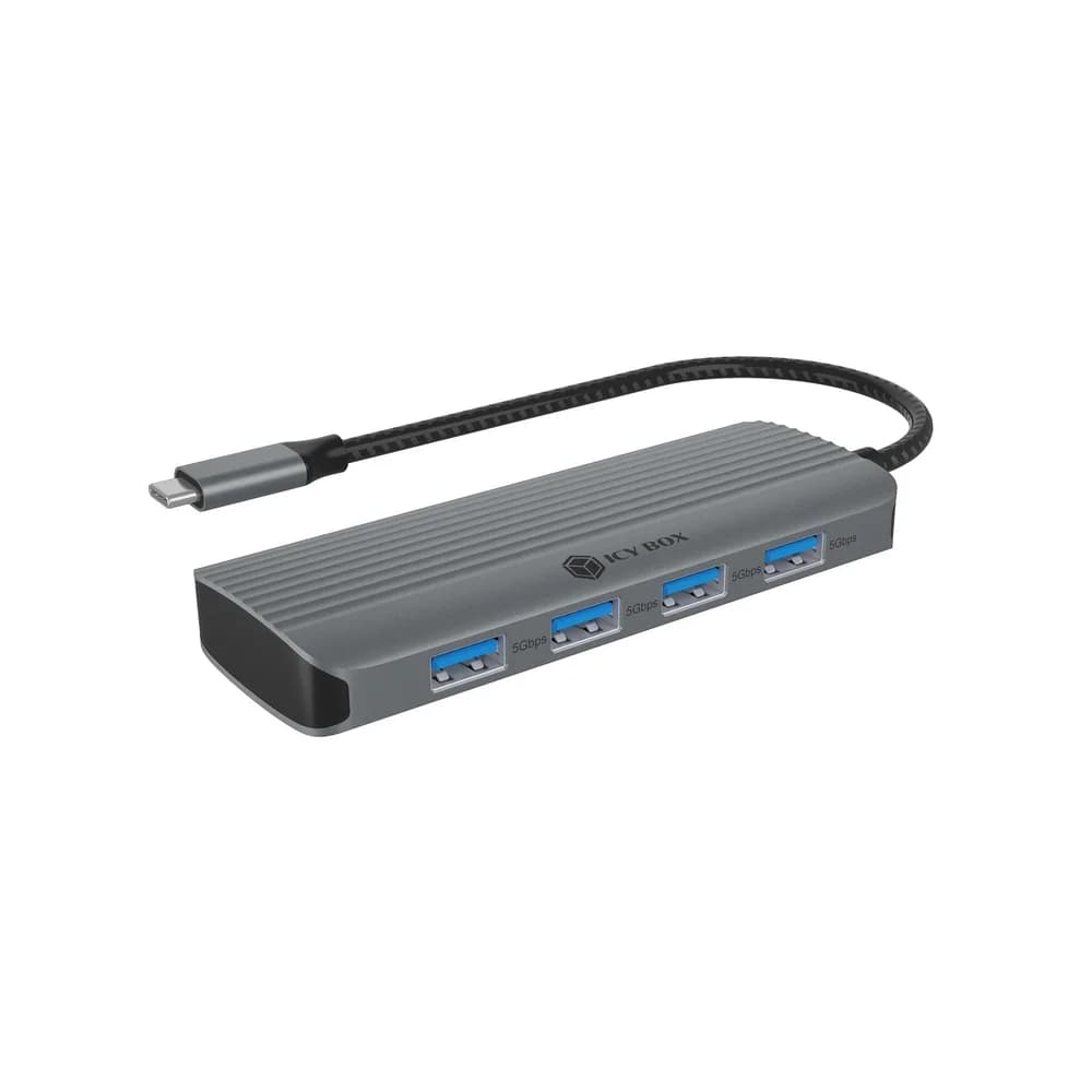 Icy Box 6 in 1 Docking station 1x HDMI 4K60Hz 4x USB Type-A 5 Gb