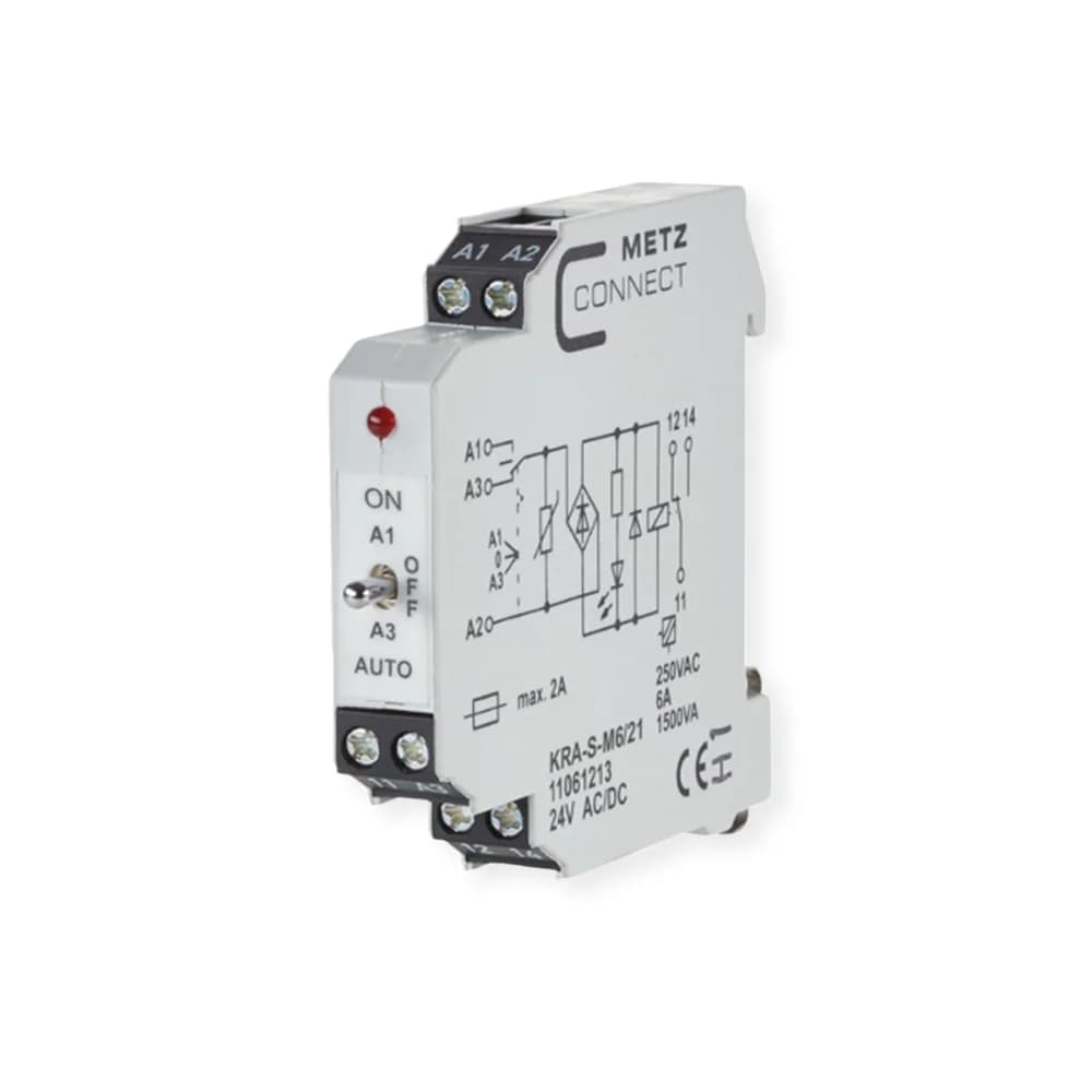 Metz Connect Koppelbaustein KRAS-M6/21 24AC/DC
