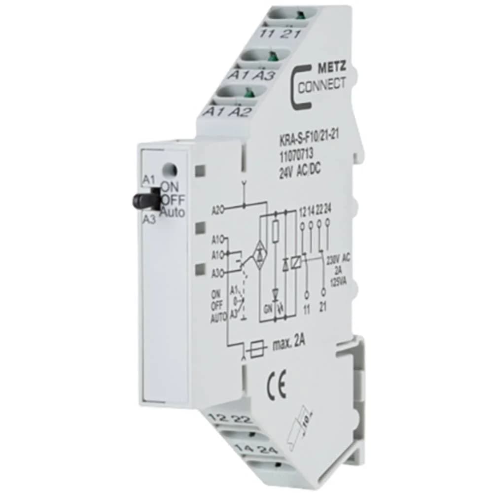 Metz Connect Koppelbaustein KRA-S-F10/21-21 2W