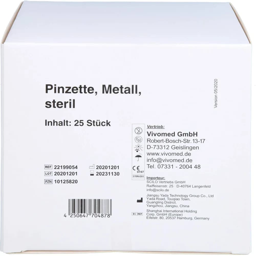 Einmal Pinzette Metall STE