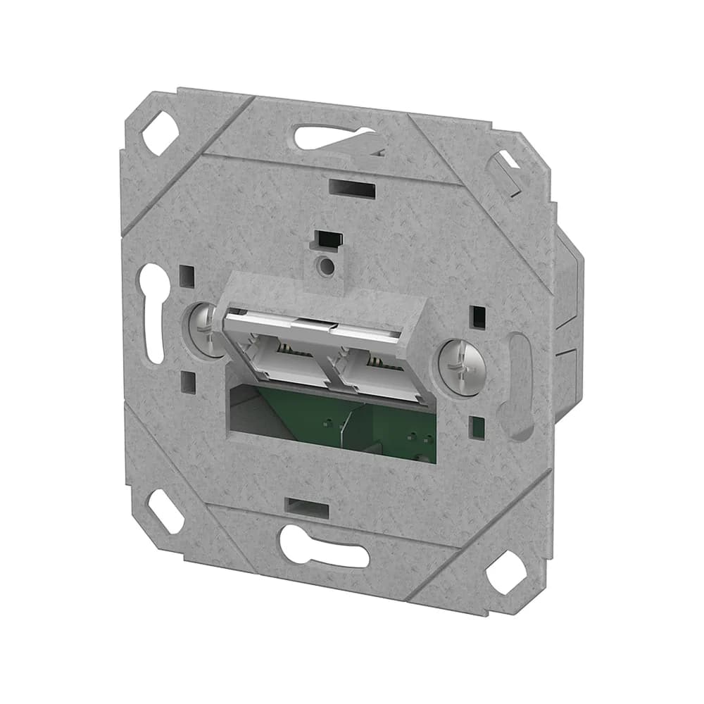 METZ CONNECT E-DAT C6A IDC 2 Port UP0 metallisch
