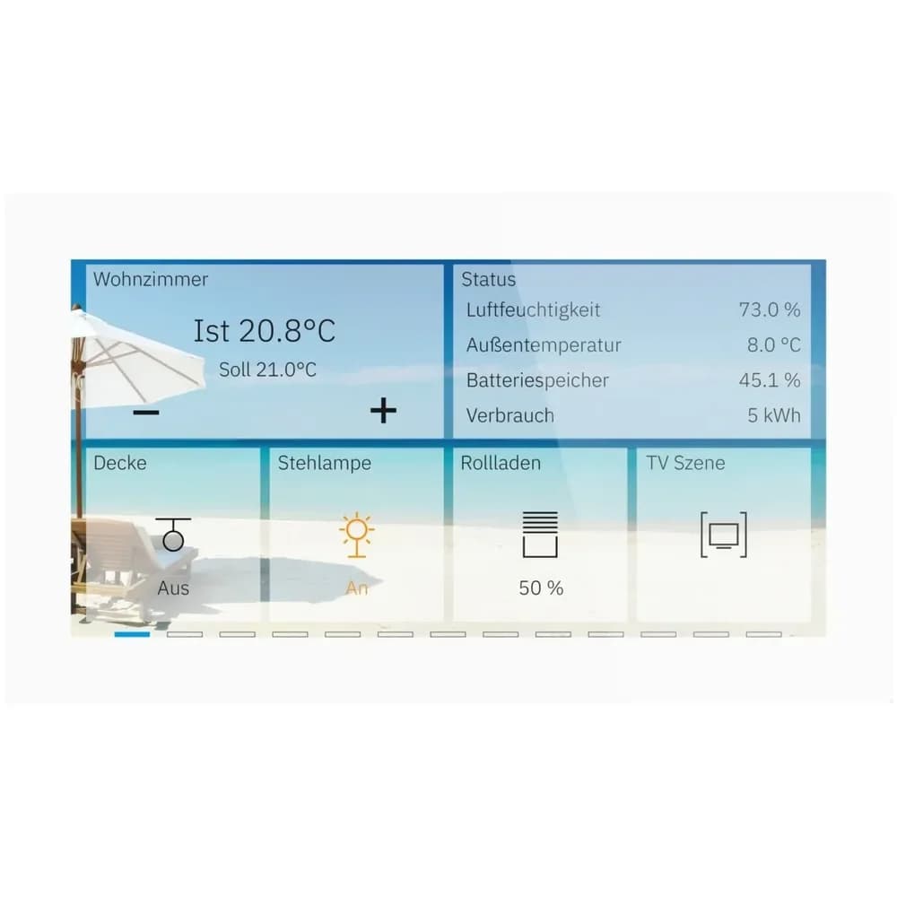 MDT KNX Glas, Smart Home Hub, Weiss
