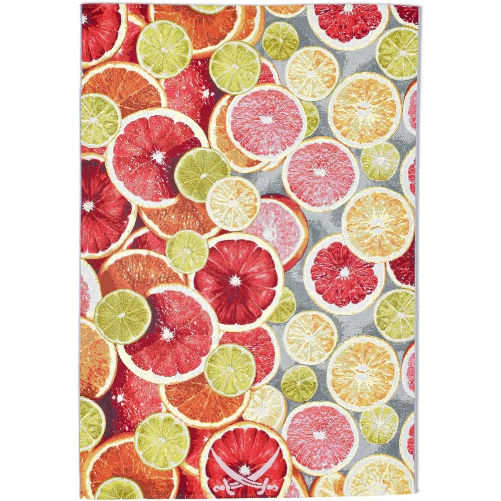 Sansibar In- & Outdoorteppich Rantum Beach SA-003 orange multi 60 x 100 cm