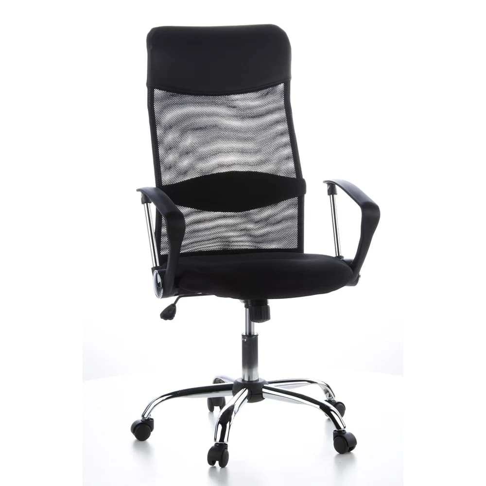 HJH OFFICE Bürodrehstuhl ARIA HIGH 621100 schwarz - Schwarz