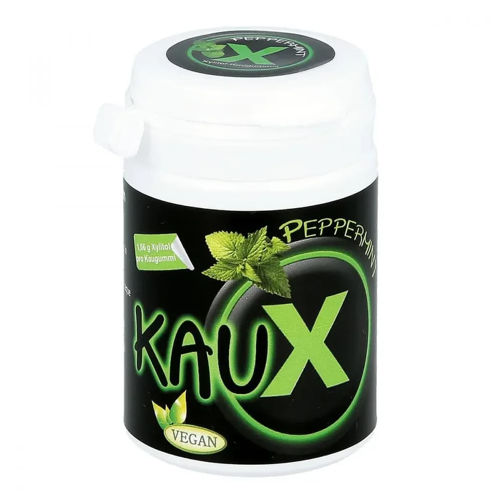 KAUX Zahnpflegekaugummi Peppermint mit X 40 St