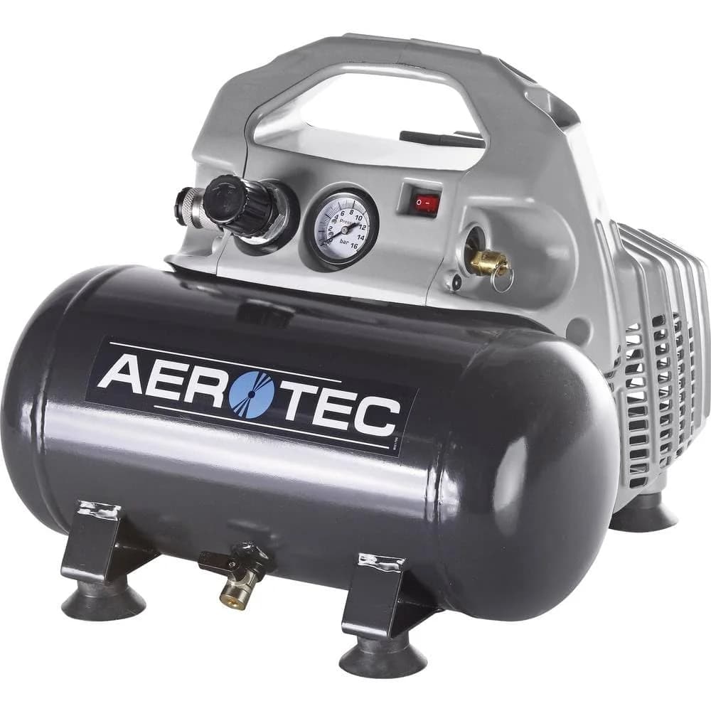 Aerotec Kompressor Airliner Silent 140L/70L/6L/8bar/0,4kW tragbar 230V 50Hz