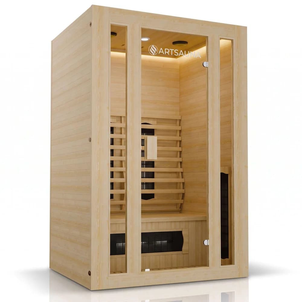 ARTSAUNA Infrarotkabine Nyborg (Keramikstrahler, BxTxH: 120x105x190cm)