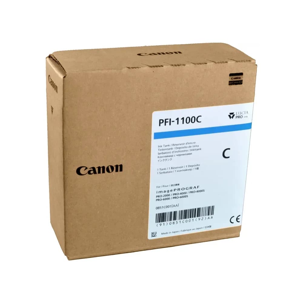 Canon PFI-1100C, Cyan, 160 ml