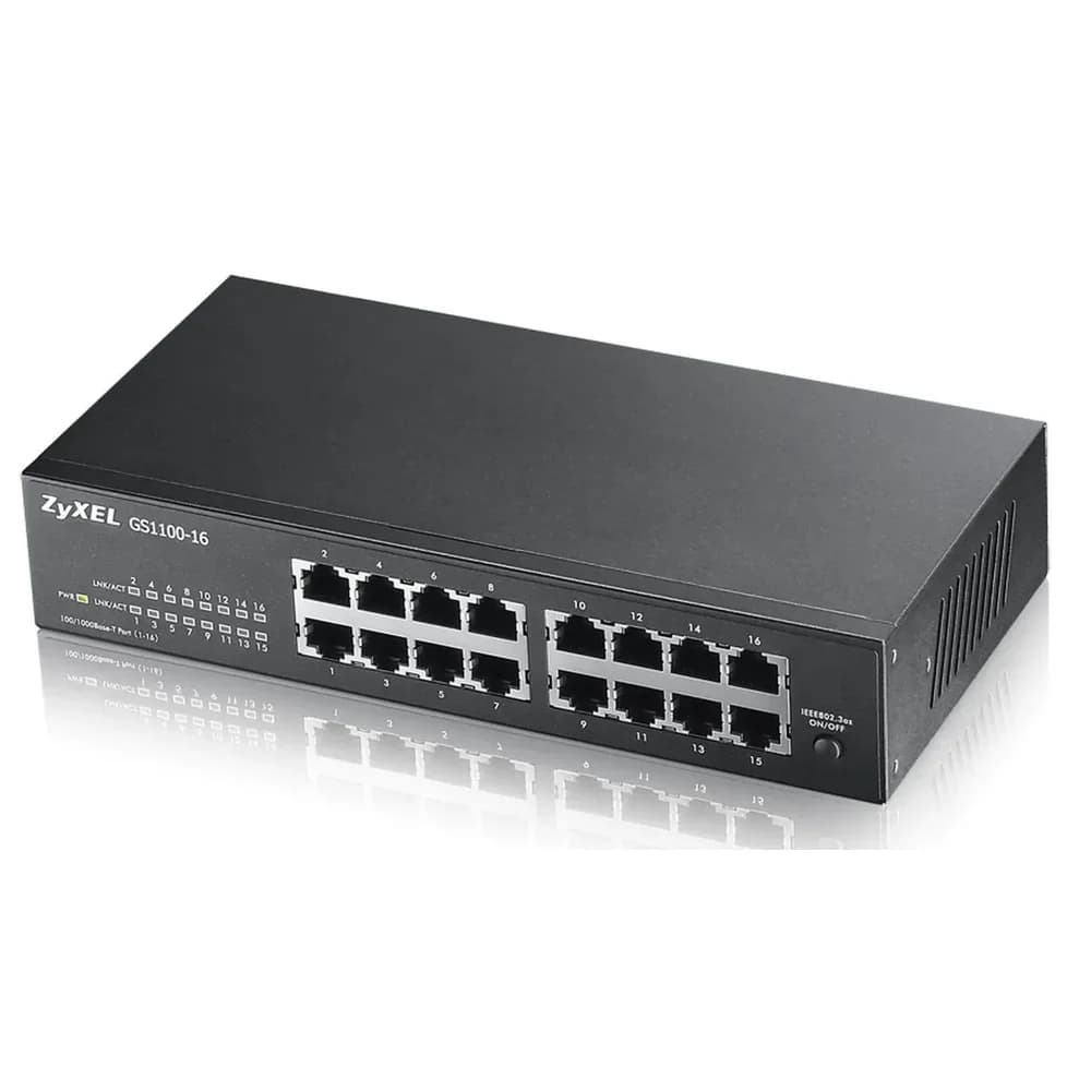 ZyXEL GS1100-16 16-Port Gigabit Unmanaged Switch