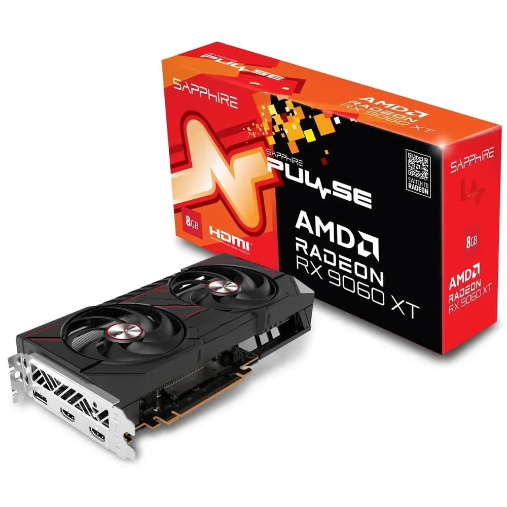 SAPPHIRE Pulse Radeon RX 9060 XT, 8GB GDDR6