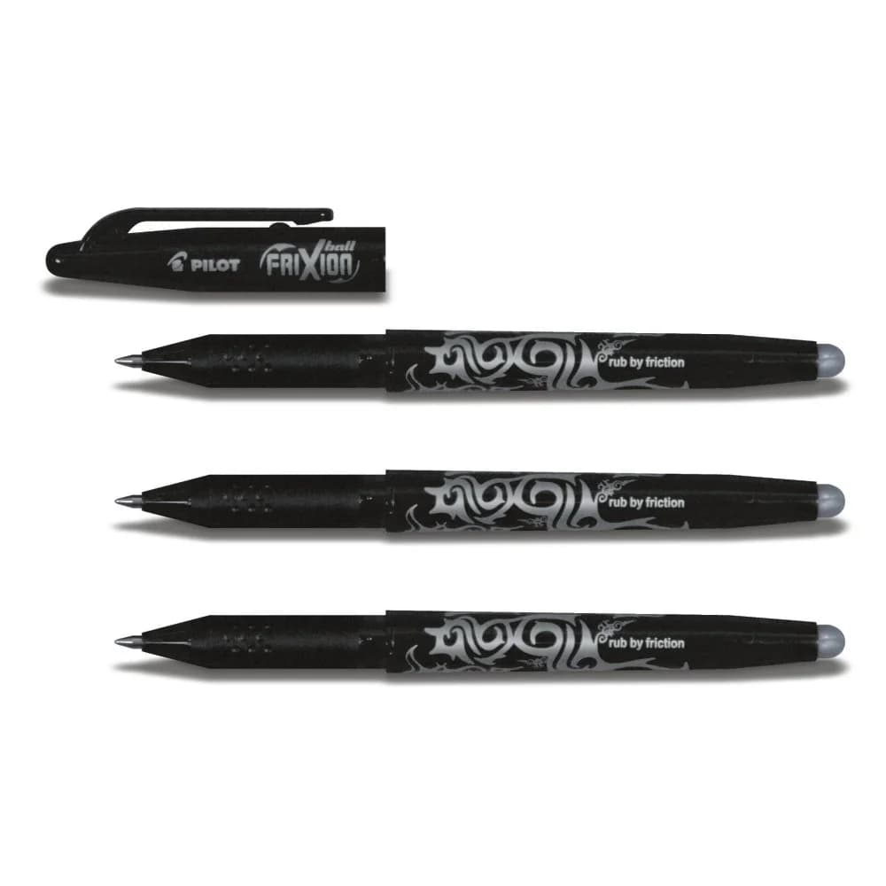 Pilot Pen Tintenfeinschreiber Tintenroller Frixion 0.7 schwarz