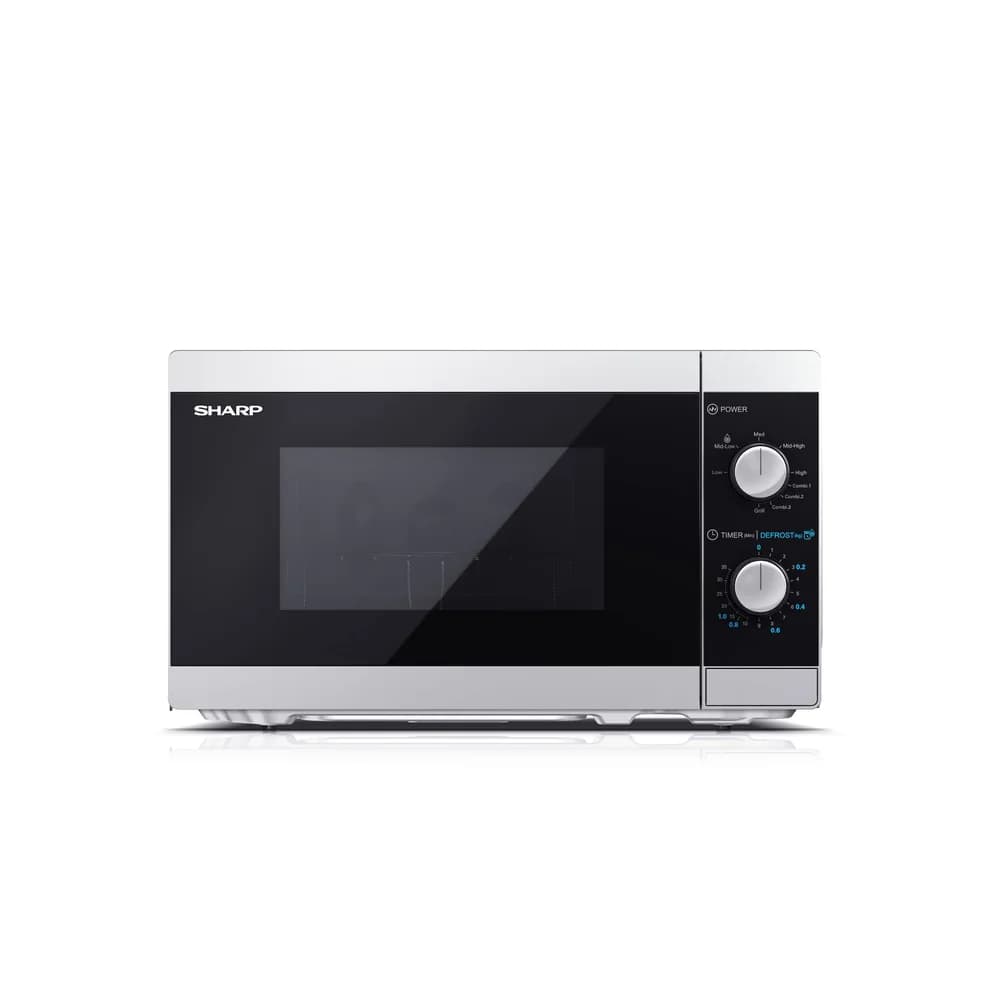 Sharp Mikrowelle mit Grill YC-MG01 ES - Silber