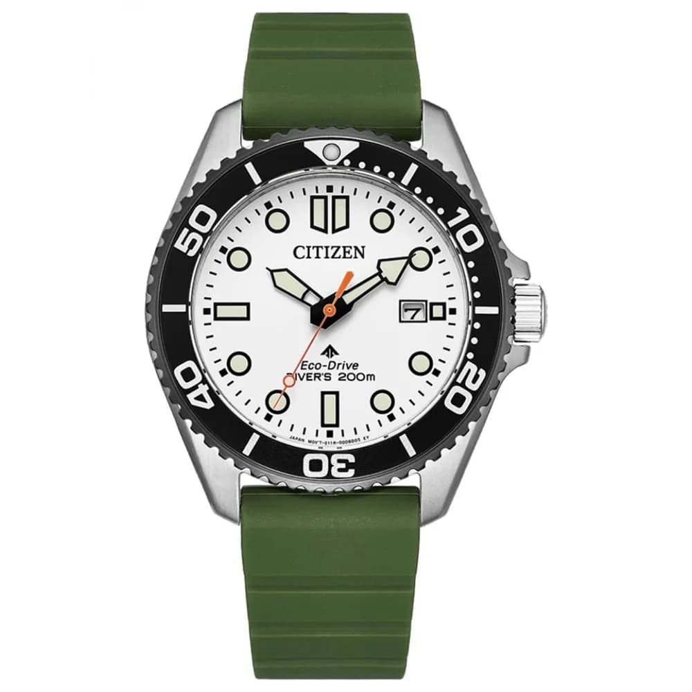 Citizen Herrenuhr Marine BN0265-00A - silber