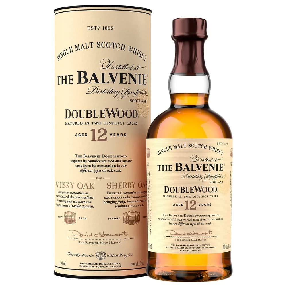 Whisky - The Balvenie - Doublewood 12 Jahre - Etui - 0.7L