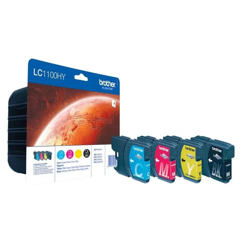 Brother LC-1100 HY Value Pack BK/C/M/Y