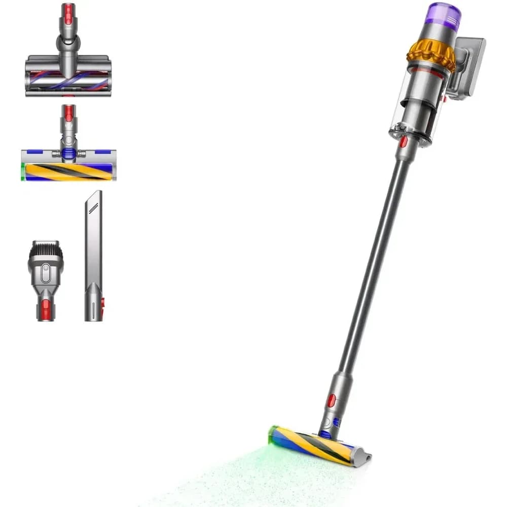 Dyson V15 Detect Aboslut Nickel Satin Gelb 494719-01