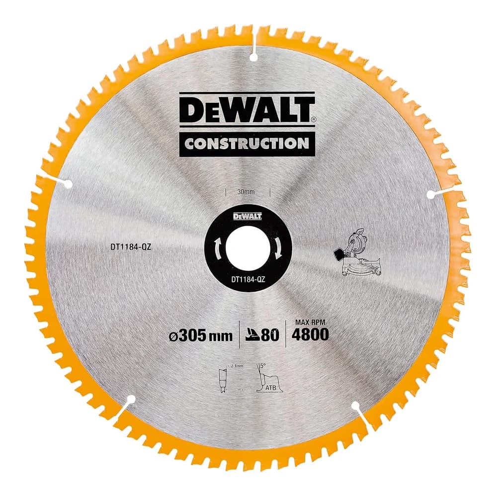 DEWALT Bau KSB Stationär 305x30x2.41 80WZ 7° DT1184-QZ