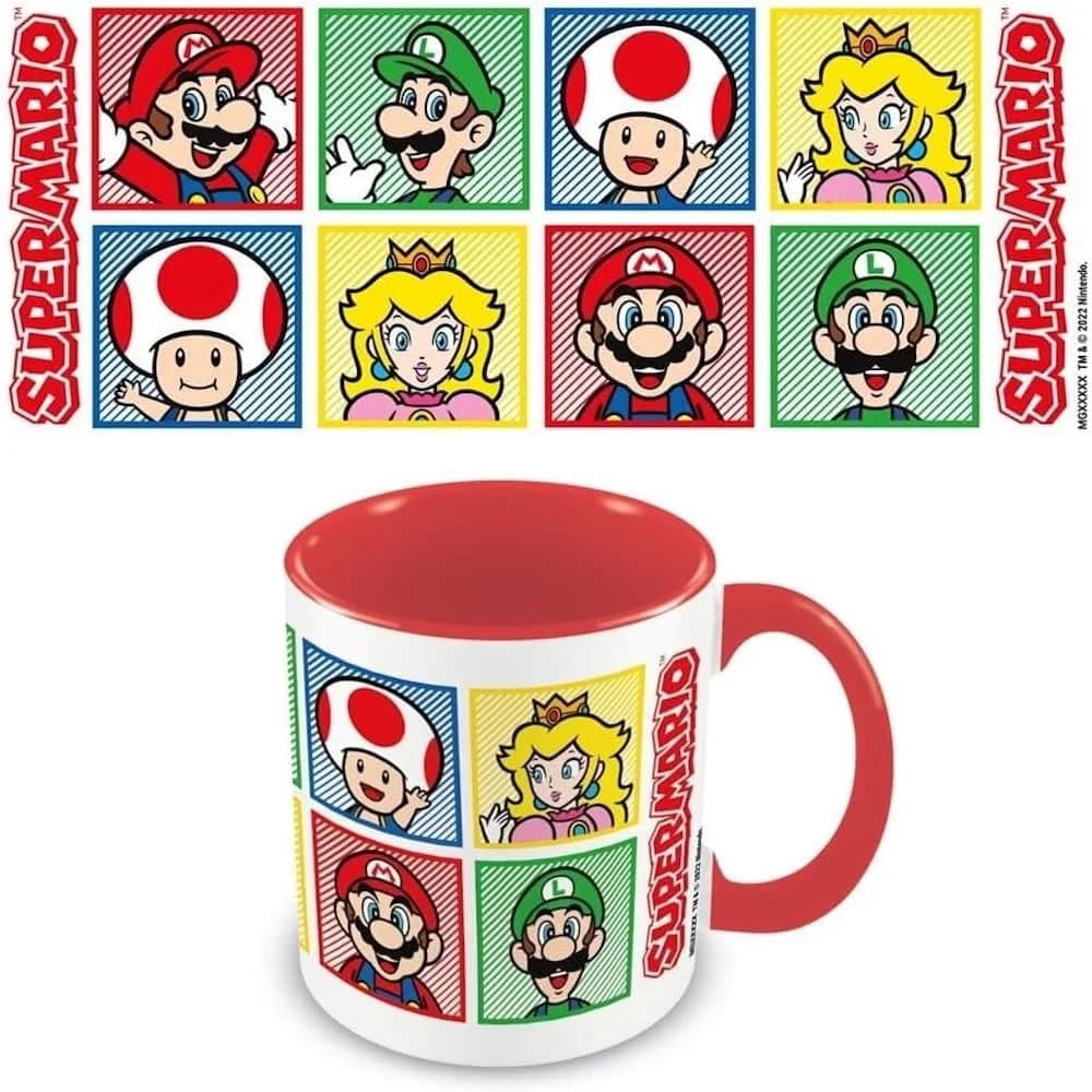- Super Mario Red Coloured Inner - Becher