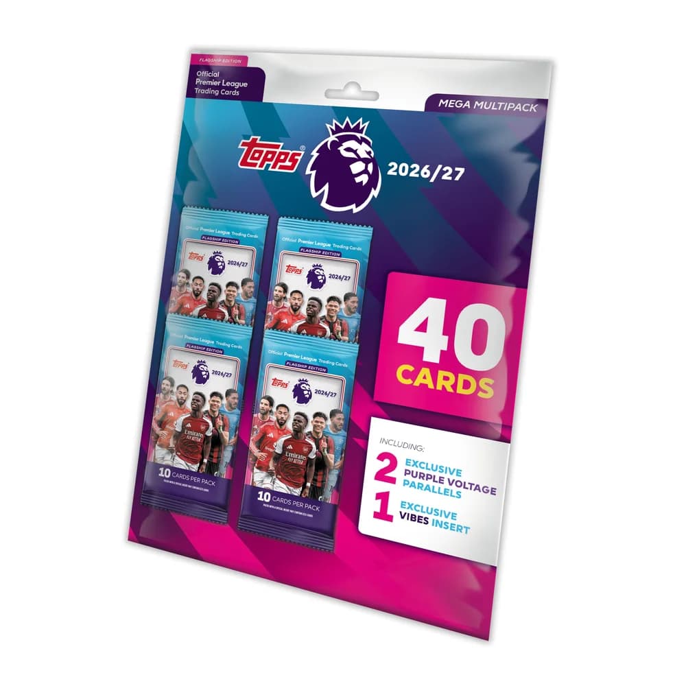 Topps Premier League Trading Cards 2026/27 Mega Multipack