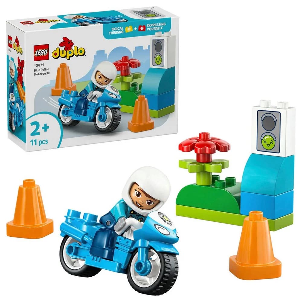 LEGO® DUPLO 10471 Blaues Polizeimotorrad