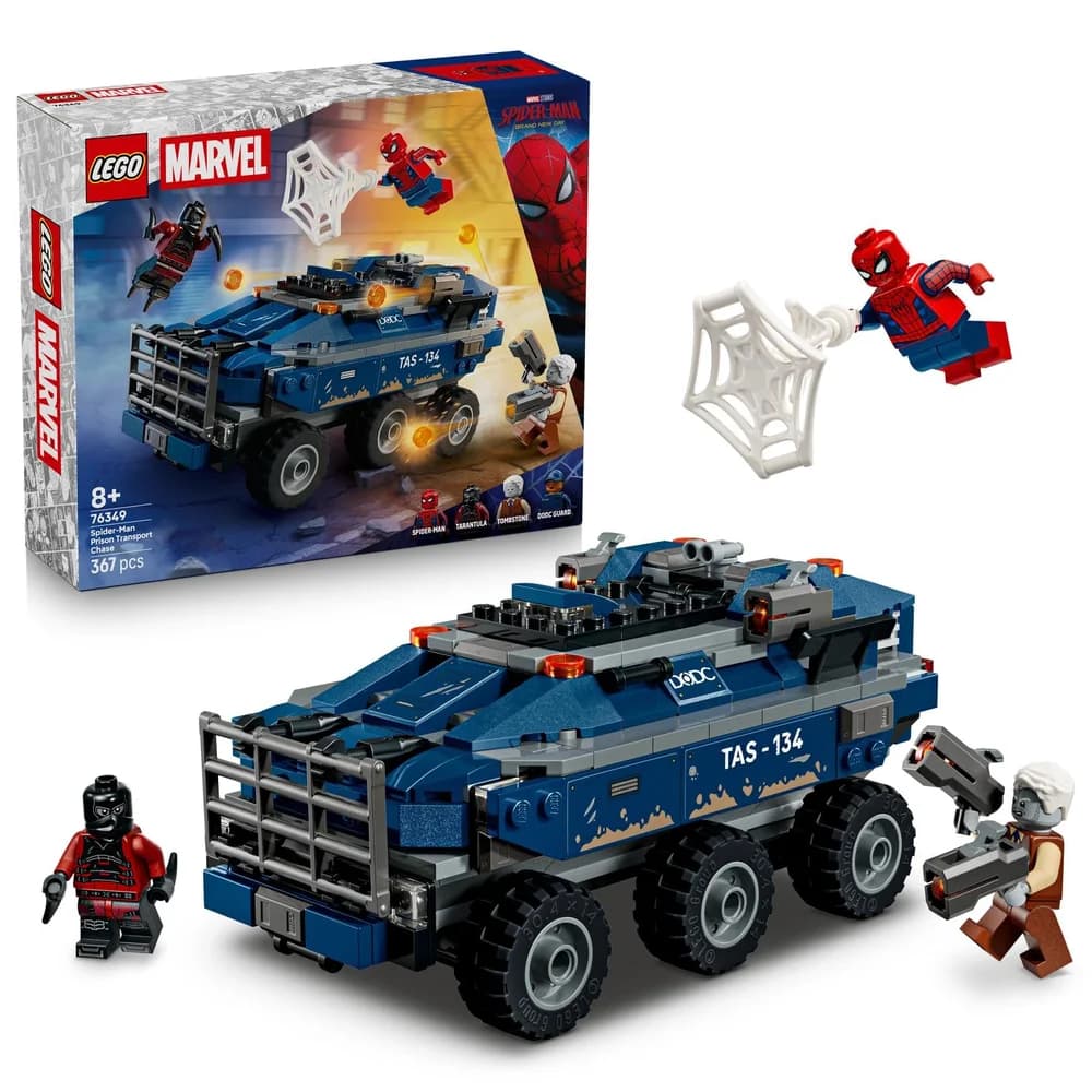 Marvel 76349 Spider-Man Jagt den Gefängnistransporter