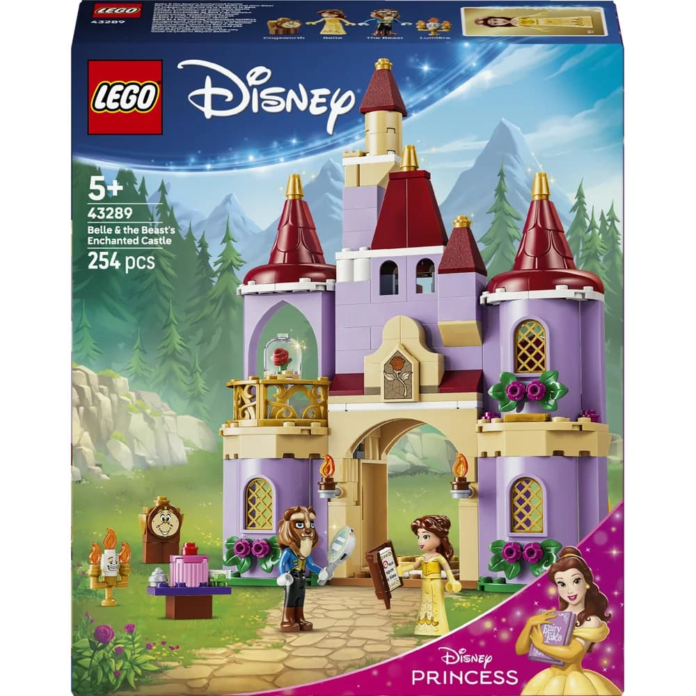 Disney 43289 Das verzauberte Schloss von Belle und dem Biest