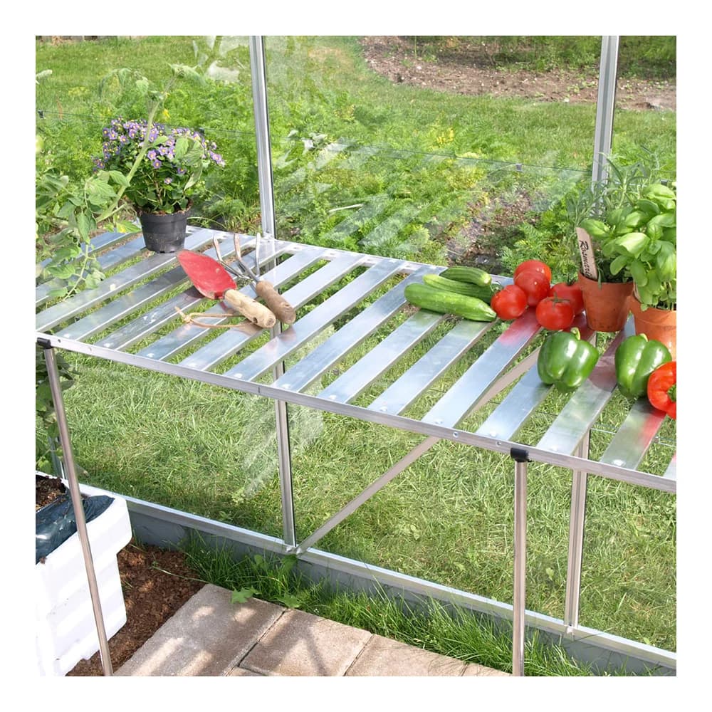 Vitavia Pflanztisch, BxTxH: 120x56x81 cm silberfarben