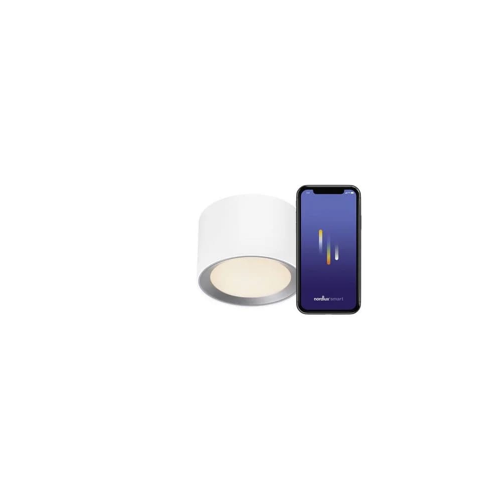 Nordlux 2110840101 Landon Smart LED ceiling light LED (monochrome) LED 8 W White - Weiß